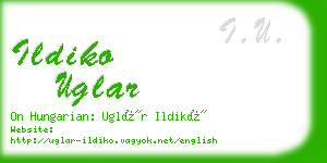 ildiko uglar business card
